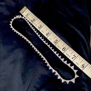 Beautiful sparkling** Sterling** Crystal necklace